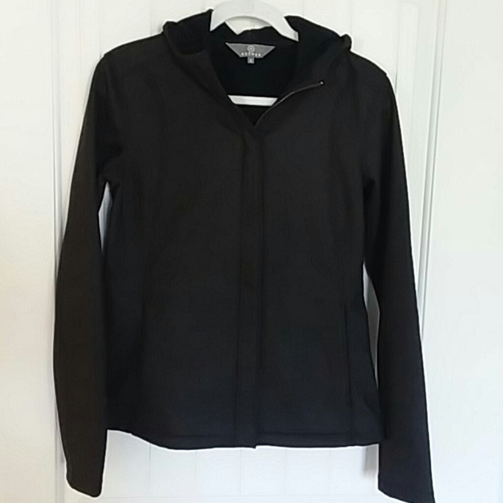 Aether Hooded Zip Up Jacket Gray Size 2 - Small